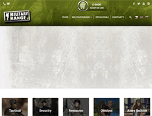 Tablet Screenshot of militaryrange.com